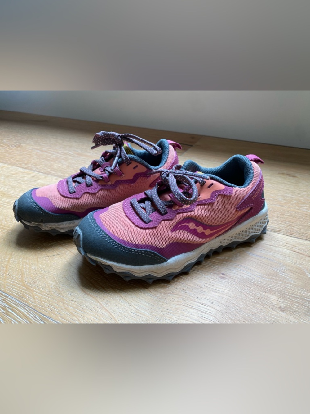 Saucony Kids Pink & Purple Trail Sneakers